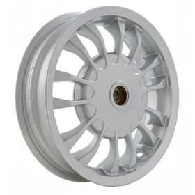 PIAGGIO Hinterradfelge 3.00x12 Silbergrau Aluminium Niederdruck 14 Speichen