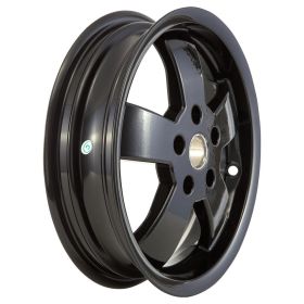 PIAGGIO 12 Hinterradfelge glänzend schwarz Aluminium 5 Speichen ET 20mm PCD 5/86mm
