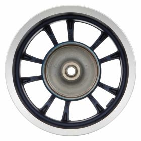 Cerchione PIAGGIO 3.0x12 blu scuro con bordo argento in alluminio colato