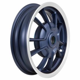 PIAGGIO Felge 3.0x12 Dunkelblau Silberrand Trommelbremse 140mm