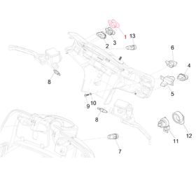 PIAGGIO PI001698 INTERRUTTORE ASR