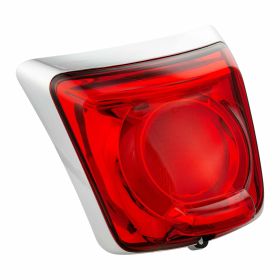 Fanale posteriore PIAGGIO LED rosso cromo omologazione europea