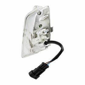 Indicateur avant droit PIAGGIO en verre clair sans ampoules
