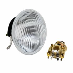 Fanale PIAGGIO rotondo vetro vero omologato DGM senza lampadine