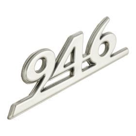Targhetta 946 scudo anteriore PIAGGIO 45x13 mm antracite autoadesiva
