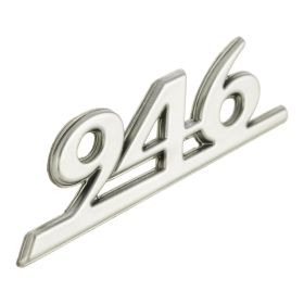 Targhetta 946 scudo anteriore PIAGGIO 45x13 mm antracite autoadesiva