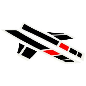 Kit decorativo PIAGGIO Super Sport carena laterale nera