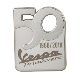 Targhetta PIAGGIO 50 Vespa Primavera per bauletto portaoggetti