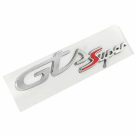 Étiquette adhésive PIAGGIO GTS Super Chrome/Rouge