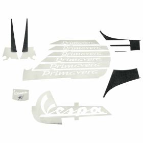 PIAGGIO Primavera Grün und Weiß Aufkleber Set