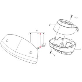 PIAGGIO PI560173 GOMMINO CUPOLINO