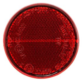Riflettore PIAGGIO rotondo 55 mm plastica rossa codice E582922