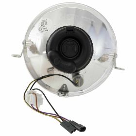 Fanale PIAGGIO rotondo vetro chiaro omologazione europea4 senza lampadine