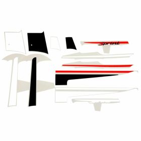 PIAGGIO Sport Dekorationsaufkleber-Set