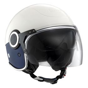 Jet Helmet PIAGGIO Vespa VJ White Blue