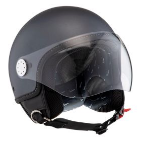 Jet Helmet PIAGGIO Vespa Visor 3.0 Matt Titanium Gray 707/C