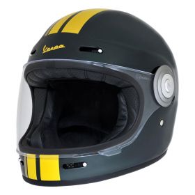 Full Face Helmet PIAGGIO Vespa Racing Sixties Green Yellow