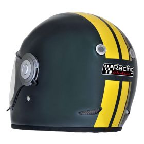 Full Face Helmet PIAGGIO Vespa Racing Sixties Green Yellow