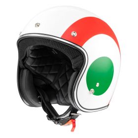 Jet Helmet PIAGGIO Vespa Nazioni Italia 2.0 White Red Green