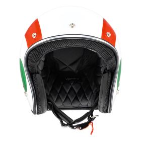 Jet Helm PIAGGIO Vespa Nazioni Italia 2.0 Wei? Rot Gr?n