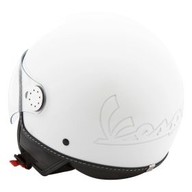 Demi Jet Helm PIAGGIO Vespa Visor 4.0 Wei?er Montebianco 544