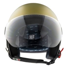 Demi Jet Helmet PIAGGIO Vespa Visor 4.0 Ambitious Matte Green