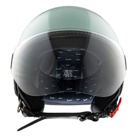 Demi Jet Helm PIAGGIO Vespa Visor 4.0 Green Relax 350/A