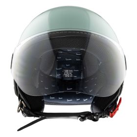Casco Demi Jet PIAGGIO Vespa Visor 4.0 Verde Relax 350/A