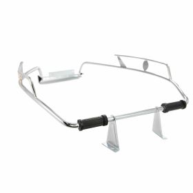 Capot Piaggio avec repose-pieds à double tube et emblème Vespa