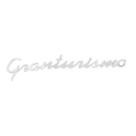 Granturismo Abzeichen rechte Motorhaube PIAGGIO 148x29 mm chrom selbstklebend