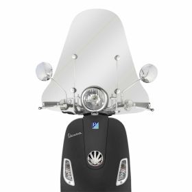Parabrezza PIAGGIO 520mm chiaro omologato con materiale per montaggio incluso