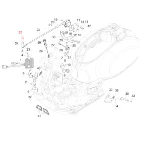 PIAGGIO Silikon-Isolierkappe schwarz Durchmesser 10mm für Zündkerze