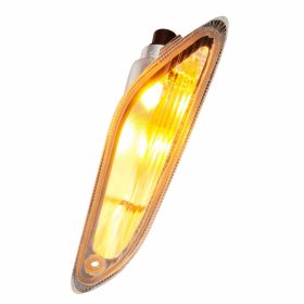 BAZ9s Direction Indicator in transparent glass E-approved without bulbs