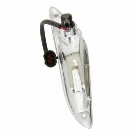 BAZ9s Direction Indicator in transparent glass E-approved without bulbs