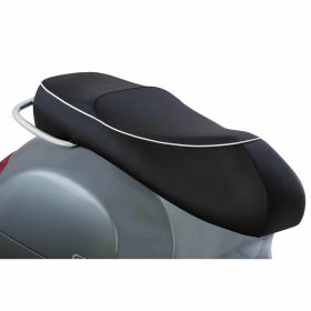 Siège PIAGGIO noir avec garniture gris clair