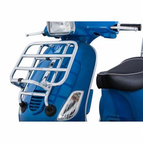 Support de chargement avant pliant 37x24 cm en chrome pour moto/scooter
