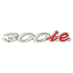 Targhetta autoadesiva 300 ie per bauletto PIAGGIO