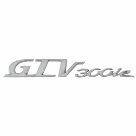 GTV 300 i.e Plakette rechte Haube 657137 150x21 mm verchromt selbstklebend