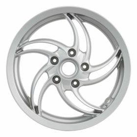 PIAGGIO Aluminium-Silberfelge 12 mit 10 Speichen vorne/hinten