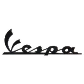 PIAGGIO Vespa Typenschild anthrazit 100x35 mm mit selbstklebender Befestigung