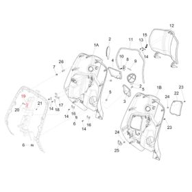 PIAGGIO 675489 Handschuhfachschloss