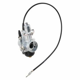 Carburateur DELLORTO SHBB 22.22 22 mm à soupape plate et câble d'accélérateur