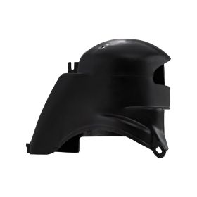 Schwarze Kunststoffmotorabdeckung PIAGGIO für Autoersatzteile