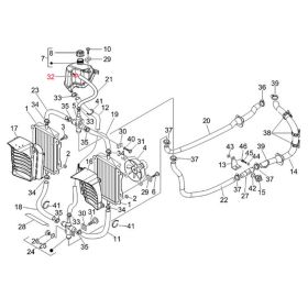 Molletta stringitubo 8-16 mm PIAGGIO per serbatoio acqua raffreddamento