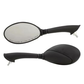 Miroir gauche PIAGGIO en plastique noir