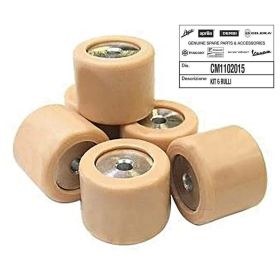 6 Rollen Kit PIAGGIO D.19x15.5 - 7.5 gr
