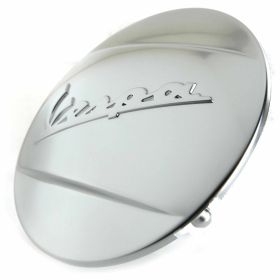 Coperchio variatore PIAGGIO VESPA argento lucente con 3 boccole in gomma