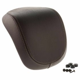PIAGGIO dark brown top case with gray stitching including mounting material