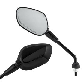 Miroir gauche PIAGGIO brillant avec filetage M10 à gauche