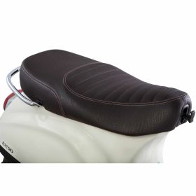 PIAGGIO Siège matelassé marron Confort Style et Élégance pour votre moto